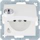 6768118989 Berker socket outlet with lock
