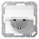 Jung AS1520BFKLWW SCHUKO Steckdose Klappdeckel bruchsicher AS alpinweiß