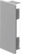 Hager LF4009067030 End piece hfr for LF/LFF 40x90 mm stone grey