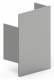 Ggk 2340 endplate LFS / EST40X60VZ, 40x60mm galvanized