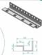 Triton RAX-VL-X22-X1 48,3 cm ( 19 Zoll ) Zubehör Profilschine 22HE, Vertikal, Stückweise