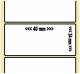 OEM-Factory Etiketten - Thermo 40 x 24mm, perm., TOP, K40