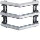 Hager BKIS121303D9016 Outer corner steel sheet 12.5x230 mm OT2x80 mm traffic white