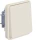 Hager WNA010B toggle switch insert with lever W.1 IP55 polar white