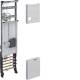 Hager ZH33W7NT Komplettfeld universZ 1050x250 mm 3-P.1ZP 10 mm² mit Trennfunktion