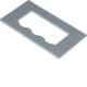 Hager GTVDM033 Montageplatte Daten 3-fach RJ45 19,5x14,85