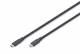 DIGITUS AK-300344-010-S 1M USB-C CABLE 40GBPS BLACK