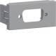 Hager G45MM301LAN Montagerahmen 1fach für Multimedia Typ 30 Direkt-Klipping