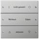 GIRA 2133602 rocker set 3f described system 55 stainless steel
