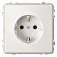 Merten MEG2300-7244 SCHUKO socket BRS StK white AQUADESIGN