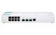 QNAP QSW-308-1C Eight 1GbE NBASE-T ports Three 10GbE SFP+ with shared one 10GBASE-T ports Unmanage Switch 10GbE NBASE-T