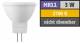 Muellerlicht ETT-1451827 LED Strahler MR11 / G4, 3W, 190lm, 2700K, warmweiß