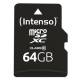 LEUCH 124511 Intenso 64GB microSDXC Class 10 + SD adapter