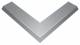 Hager AKBA1500401 blind cover outer corner L800mm 45° sheet steel for AK150x40mm