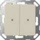 GIRA 517301 KNX Taster Wippe 2f System 55 Cremeweiß