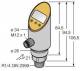 Turck PS01VR-310-LI2UPN8X-H1141 pressure sensor with current output 6833504