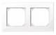 Merten 515225 515 225 M-PLAN-Frame 2-gang active white, glossy
