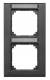 Merten 476214 M-PLAN-Frame 2-gang Vert., Can be labeled anthracite
