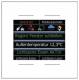 Issendorff 30173 LCN GT4DW Glas-Infomodul mit Farbdisplay 2,8Z+Temp.-Sensor 4 Tasten weiß 