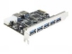 PCI Expr Card Delock 5x USB3.0 ext + 2x USB3.0 int