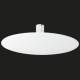 Kaiser 11081 end cap D:98x5 mm with center mounting
