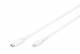 DIGITUS USB data charging cable, Lightning - USB-C M/M, 1.0m