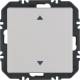 Berker 24116284 Wandsendermodul Enocean mit Wippe, mit Aufdruck Symbol Pfeile Q.x alu
