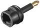 Goobay 11922 TOSLINK Digital Audio-Adapter 3,5 mm mini Toslink-Stecker auf Toslink-Kupplung