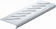 OBO Bettermann 7083642 BEB/600DD Floor end 600mm, aluminum coated for cable trays