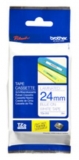 Brother TZE253 Lam.Band 24mm 15,2m blau/weiss