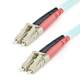 STARTECH.COM 1m 3ft LC/UPC to LC/UPC OM3multimode Fiber Optic Cable Full Duplex 50/125um Zipcord Fiber Cable 100G LSZH Fiber Patch