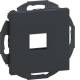 Hager GSETMM1019011 Mounting frame 1-way for MM type 10+Z-disc 55 graphite black