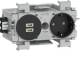 Hager GS17019011 socket outlet 1-way with USB-Charger C + C PD 20W Winsta