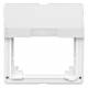 Merten 516519 intermediate ring , AQUADESIGN polar white with hinged lid