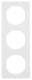 Berker 10132289 frame R.3, polar white, glossy