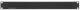 RACKMOUNT.IT 1U Blind Plate with Brush - BLACK