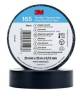 3M 7100184820 165BK8E Temflex 25 mm x 25 m Schwarz Vinyl-Isolierband 0,15 mm 