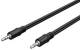 Goobay 50931 Audio connection cable AUX, 3.5 mm stereo, flat cable – 3.5 mm jack plug (3-pin, stereo) > 3.5 mm jack plug (3-pin, stereo)