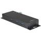 STARTECH.COM 4 port USB-C hub 10Gbit/s - Metal industrial USB Type-C hub - 3xA/1xC ESD - USB-C or USB-A host