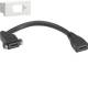 Hager G45MSET019016 Multimedia Anschlussset HDMI Direkt Klipping 45x22