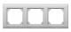 Merten 486360 M-PLAN-Rahmen 3fach aluminium