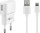 Goobay 45299 5 W USB-C-Ladeset - Netzteil mit USB-C-Kabel, 1 m, weiß