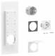 Hager ZY01SD socket flange universZ 1xSchuko socket closure plate left and right