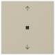 GIRA 510501 KNX RF operating resolution 1f arrows system 55 cream white