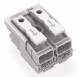 WAGO 294-5002 power connection terminal without PE contact with locking feet without imprint. 2p ws