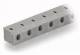 WAGO 235-802 1-Leiter-Klemmenleiste für Leiterplatten 0,5-2,5 qmm grau