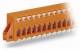 WAGO 741-238 feed-through terminal strip 0.08-2.5 sqmm orange