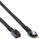 INLINE Slim SAS Cable SFF-8654 to Mini SAS HD SFF-8643 24GB/s 1m
