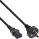35er B-Pack InLine® Netzkabel, Netzstecker China / Kaltgeräte ST C13, 1,8m