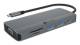 RaidSonic IB-DK4040A-CPD ICY BOX 10-in-1 Docking Station 1x USB-C 3.2 1x USB-C 3.0 3x USB-A 3.2 1x HDMI 1x VGA 1x SD 1x microSD 1x RJ45